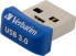 USB флеш-накопитель Verbatim 98711 Store 'n' Stay NANO - 64 ГБ - USB 3.0 - Blue - 3.2 Gen 1 (3.1 Gen 1) - Cap - 3 г