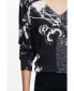 ფოტო #4 პროდუქტის Women's Newspaper print sweater