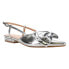 Фото #2 товара Chinese Laundry Harmony Metallic Slingback Womens Silver Flats Casual BHDG0METE