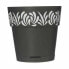 Self-watering flowerpot Stefanplast Gaia Anthracite Plastic 15 x 15 x 15 cm (12 Units)