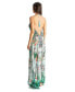 Women's Maxi Boho Art Halterneck Dress