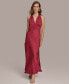 Donna Karan Women's V-Neck Sleeveless Gown