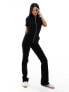 Mango cord jumpsuit in black