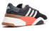 Фото #3 товара Кроссовки adidas originals Turnout Bball Alexander Wang Core Black Александр Ванг - мужские резиновые повседневные кроссовки - черно-бело-оранжевые, модель x AQ1237.