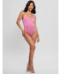 Фото #5 товара Women's Belted One-Piece Swimsuit