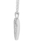 ფოტო #4 პროდუქტის Diamond Elsa Snowflake Heart Pendant Necklace (1/5 ct. t.w.) in Sterling Silver, 16" + 2" extender