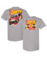 ფოტო #2 პროდუქტის Men's Gray Sammy Smith 2023 #18 Pilot/Flying J T-shirt