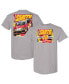 Фото #2 товара Men's Gray Sammy Smith 2023 #18 Pilot/Flying J T-shirt