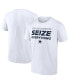 Фото #1 товара Men's White Dallas Cowboys Seize Everything T-shirt