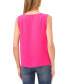 Фото #2 товара Women's V-Neck Sleeveless Button-Front Top