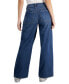 Фото #2 товара Juniors' High-Rise Wide-Leg Comfy Jeans