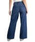 ფოტო #2 პროდუქტის Juniors' High-Rise Wide-Leg Comfy Jeans