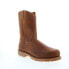 Фото #2 товара Silverado Boots Steel Toe 7705ST Mens Brown Leather Slip On Work Boots