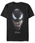 ფოტო #2 პროდუქტის Marvel Men's Venom Big Face Costume Short Sleeve T-Shirt