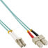 Фото #1 товара InLine Fiber Optical Duplex Cable LC/SC 50/125µm OM3 15m