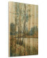 Фото #4 товара Early Spring 1 and 2 Arte de Legno Digital Print on Solid Wood Wall Art, 36" x 24" x 1.5"