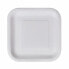 Набор посуды Algon Одноразовые Белый Картон Квадратный 23 cm (10 штук)