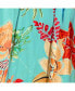 ფოტო #4 პროდუქტის Women's Tropical Floral Plunging Halterneck Midi Beach Dress