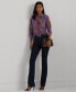 ფოტო #4 პროდუქტის Women's Collared Paisley Shirt