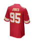 ფოტო #4 პროდუქტის Men's Chris Jones Red Kansas City Chiefs Game Jersey