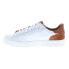 Фото #5 товара Bruno Magli Raffaele BM1RFLG0P Mens White Leather Lifestyle Sneakers Shoes 7.5