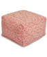 Charlie Ottoman Square Pouf 27" x 17"