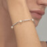 Charming steel bracelet with pearls BFF164