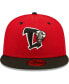 ფოტო #2 პროდუქტის Men's Red Lansing Lugnuts Authentic Collection Team Home 59FIFTY Fitted Hat