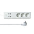 Фото #1 товара Woox R4028 - 3 AC outlet(s) - Type F - 1.8 m - Wireless - White - White