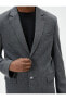 Фото #10 товара Blazer Ceket Slim Fit Cep Detaylı Düğmeli