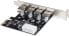 Фото #4 товара Kontroler LogiLink PCIe 2.0 x1 - 4x USB 3.0 (PC0057)