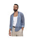 ფოტო #1 პროდუქტის Men's Prussian Blue Gauzy Heathered Shirt