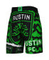 ფოტო #2 პროდუქტის Men's Black, Green Austin Fc Jumbotron 2.0 Sublimated Shorts