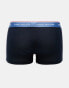 Tommy Hilfiger premium essentials 3 pack trunks in navy with coloured waistband