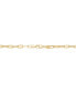 ფოტო #4 პროდუქტის Paperclip Link Chain Ankle Bracelet in 10k Gold, Created for Macy's