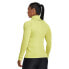 UNDER ARMOUR Tech Twist half zip sweatshirt Lime Yellow 743 / White 100 / Metallic Silver 099, L - фото #3