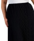 Plus Size Pleated Pull-On Maxi Skirt