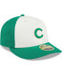 ფოტო #4 პროდუქტის Men's White, Green Chicago Cubs 2024 St. Patrick's Day Low Profile 59FIFTY Fitted Hat