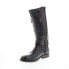 Фото #4 товара Bed Stu Gogo F321007 Womens Black Leather Hook & Loop Mid Calf Boots 6.5
