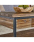 Claremont Rustic Wood Coffee Table with Low Shelf