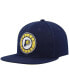 Бейсболка Mitchell&Ness мужская с застежкой Navy Indiana Pacers Синий - фото #2