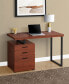 Фото #4 товара Desk with 3 Storage Drawers and Floating Desktop