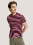 Фото #1 товара Slim Fit Premium Stretch Stripe T-Shirt