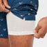 Men's 7" Crab Print Swim Shorts with Boxer Brief Liner - Goodfellow & Co Navy