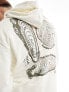 Фото #7 товара ASOS DESIGN oversized hoodie with outdoor back print in beige