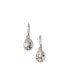 Фото #2 товара Crystal Teardrop Earrings for Women