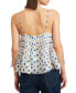 Women's Frances Polka Dot Pleated Tank