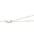 ფოტო #4 პროდუქტის Key Pendant Necklace in Sterling Silver & 18k Gold-Plate, 14" + 3" extender