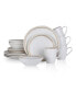 Фото #1 товара Clara 16 Pc. Dinnerware Set, Service for 4