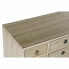 Chest of drawers DKD Home Decor Natural Wood MDF Navy Blue Light grey (80 x 35 x 82 cm)